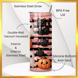Halloween 🎃 -  20oz Tumbler Stainless Steel Handmade with ❤️